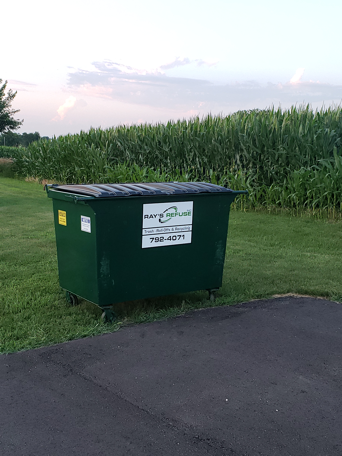 Rural Dumpster Service Ray's Refuse